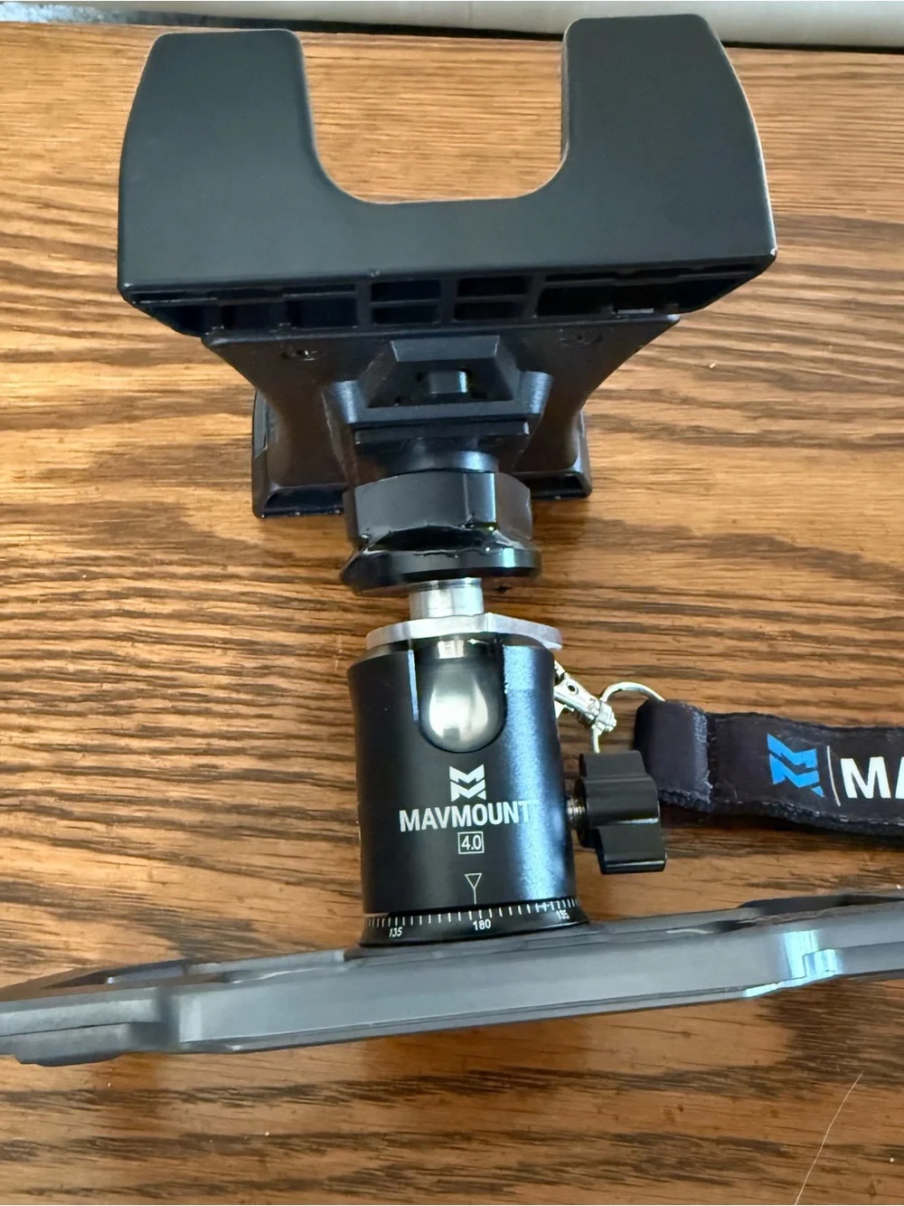 4.0 Black Ball Head Camera Mount with Quick-Release Plate